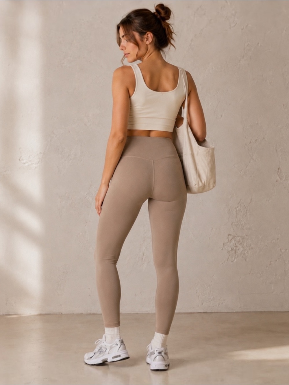 LUNE ACTIVE River Lift Leggings XS Dune NWT High Waist Yoga Pants Lift Effect